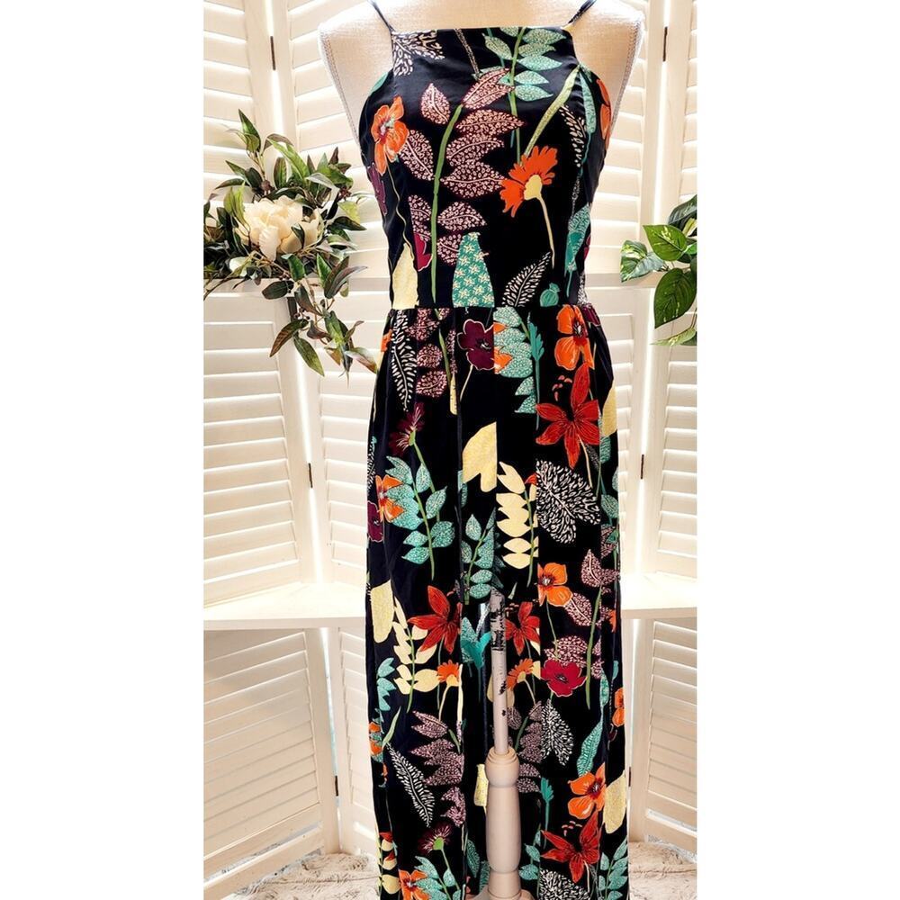 BAND OF GYPSIES MAXI DRESS / ROMPER FLORAL MULTI COLOR SIZE SMALL